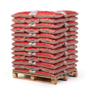 SPARK Buchen-Holzpellets Palette, 975 kg (65 Säcke)