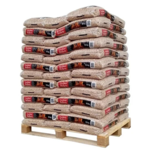 Premium Holzpellets DINplus & ENplus A1 – 975 kg Palette (65 Säcke)